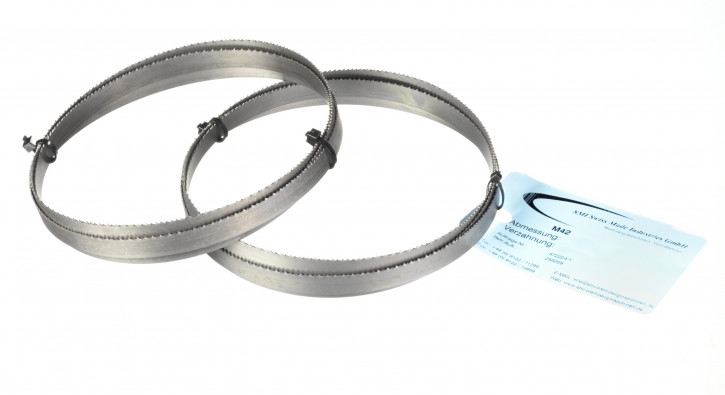 Bi-Metall Bandsägeblatt M42 - 1470 x 13 x 0,65 10/14 ZpZ  2er SET