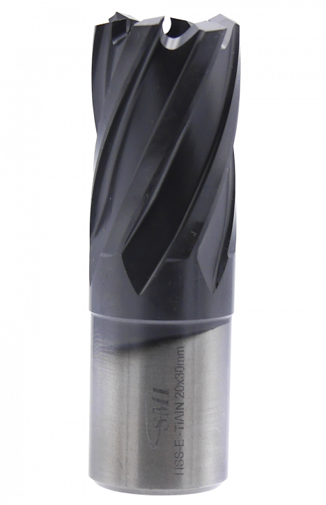 SMI HSS TiAlN Kernbohrer 20 mm Drm. 19 mm Weldon Aufnahme SMI HSS TiAlN Kernbohrer 20 mm Drm. 19 mm Weldon Aufnahme