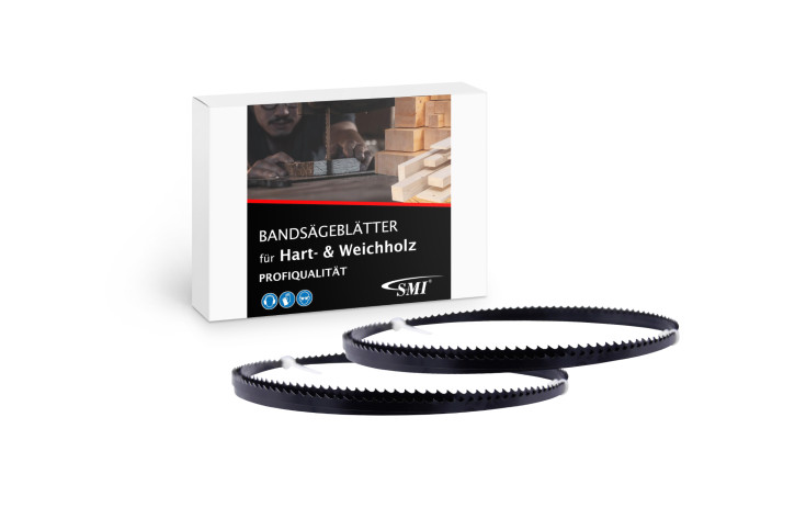 Holz-Bandsägeblatt 1790 x 8 x 0,65 mm 10 ZpZ 2er-Set