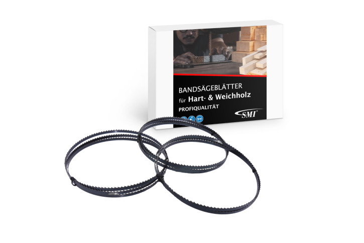 Holz-Bandsägeblatt 1790 x 6 x 0,65 mm 14 ZpZ 3er-Set