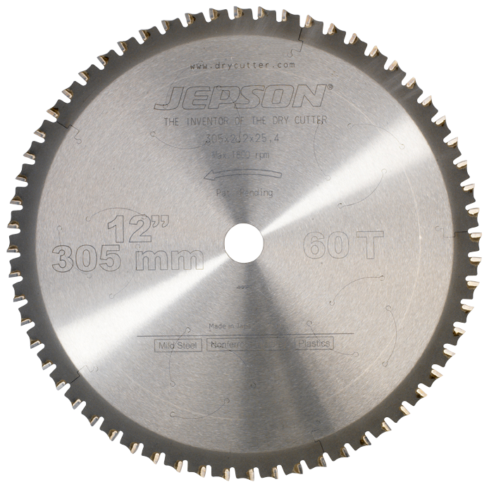 JEPSON-Hartmetall-Kreissägeblatt mit 60 Zähnen JEPSON-Hartmetall-Kreissägeblatt mit 60 Zähnen