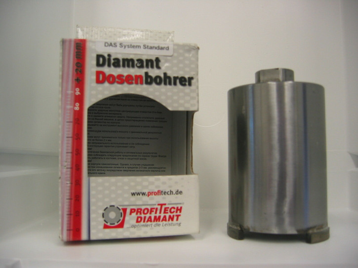 ProfiTech Chrom Line Diamantbohrkrone 68 mm extra Lang ProfiTech Chrom Line Diamantbohrkrone 68 mm extra Lang