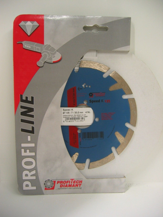 ProfiTech Profi Line Speed K 135x30 mm Diamanttrennscheibe ProfiTech Profi Line Speed K 135x30 mm Diamanttrennscheibe